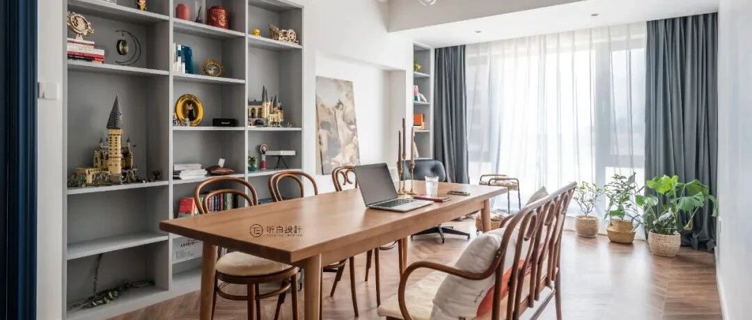 80㎡两居改一居，不要客餐的家，实用性更强、颜值更高！