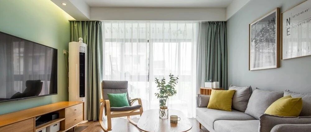 82m²清爽简约北欧风两居，空间的合理规划和设计，让这个小家好看、好用又好住！