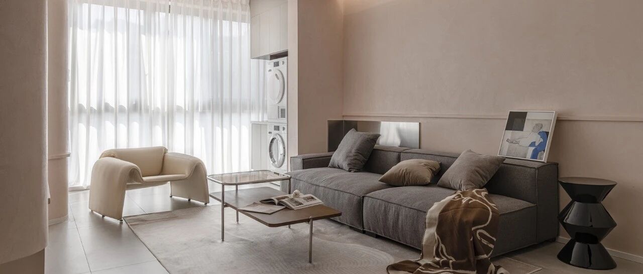 107㎡简约柔和粉色美宅，一进门，温柔浪漫的气息就扑面而来~