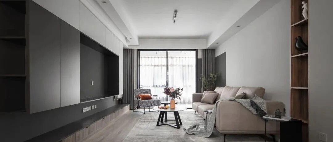 150m²现代静心之所，光影交错，色块交叉，打造优雅艺术之家