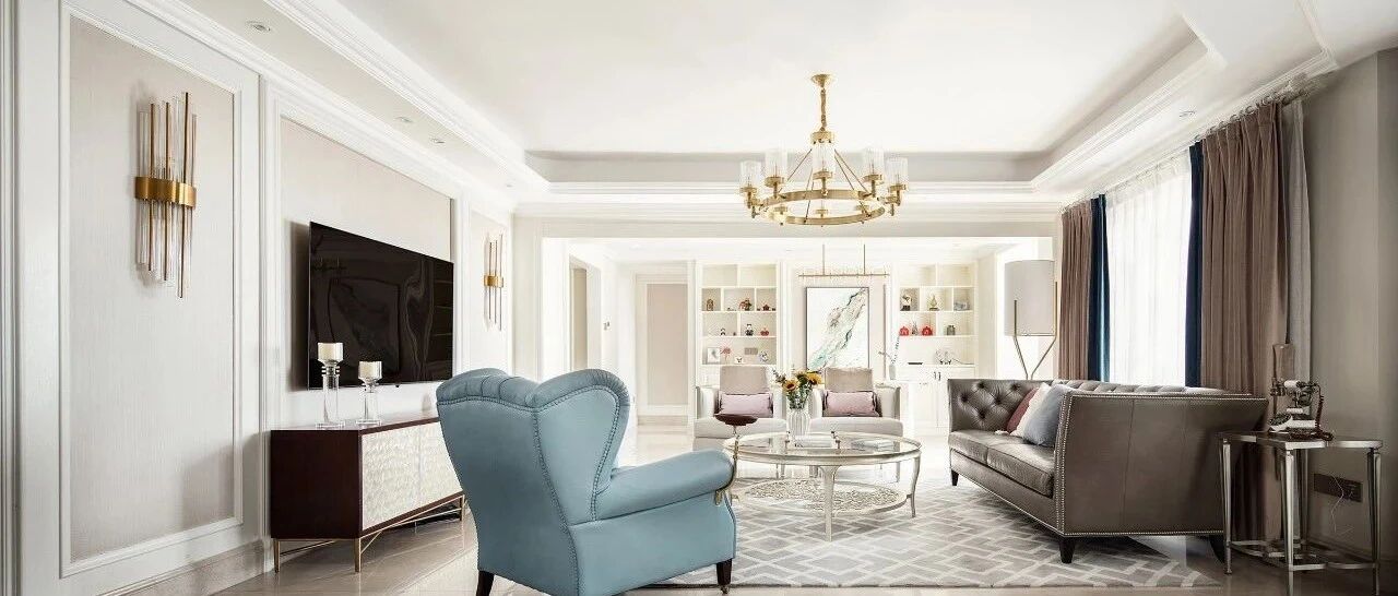 360㎡典雅大气美式风格豪宅，温馨浪漫、富有生活气息的高品质家居空间！