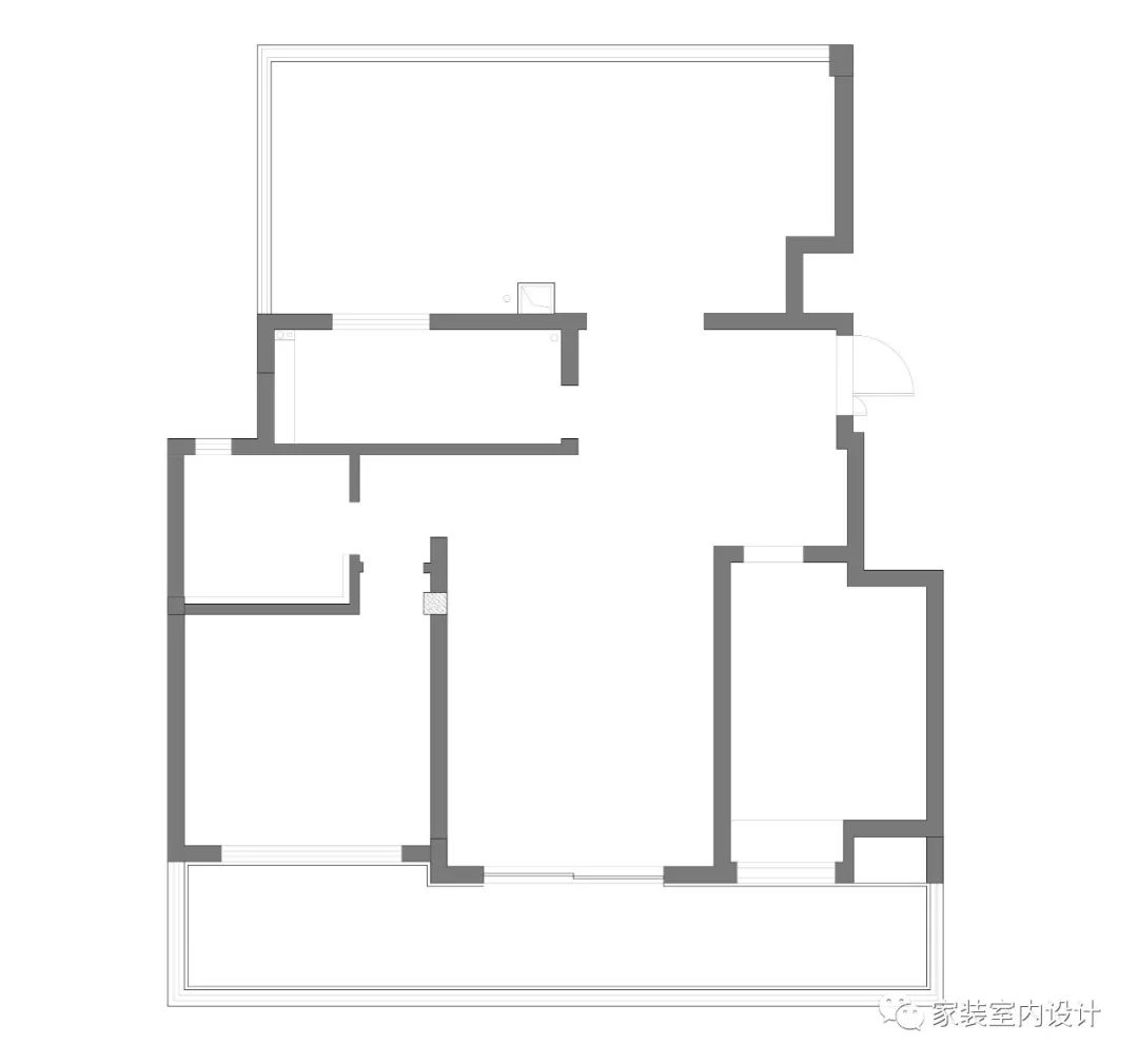 90㎡極簡風兩居，南北陽臺納入室內後，小家竟完勝別墅！ 家居 第4張