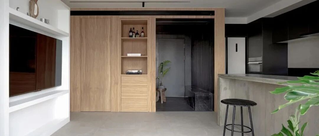 像五星级酒店套房一样的46㎡小户型，用双洄游动线设计，让空间变大！