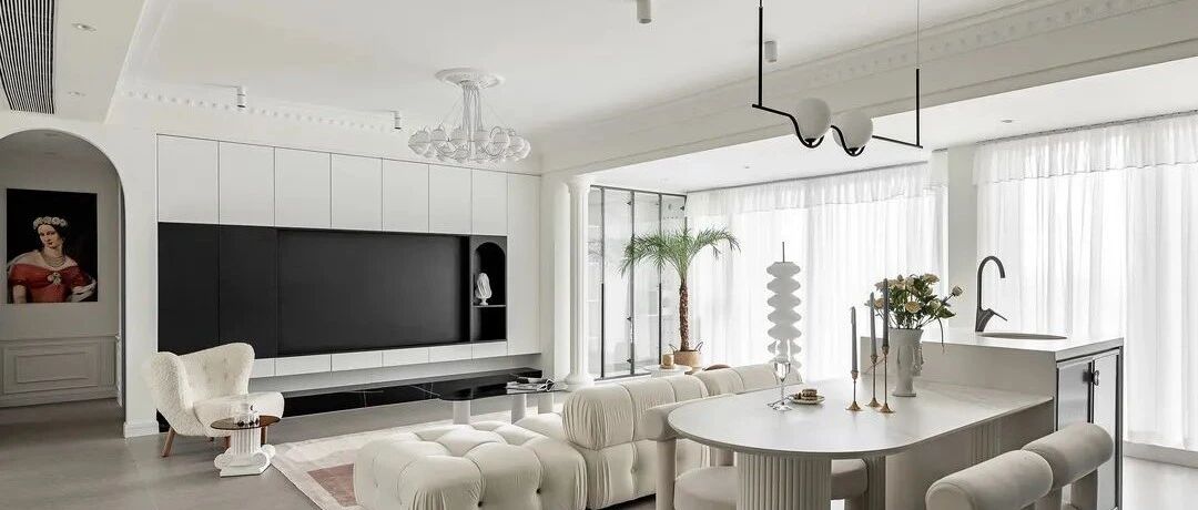 132㎡现代轻法式风三居，充满浪漫气息的艺术之家！