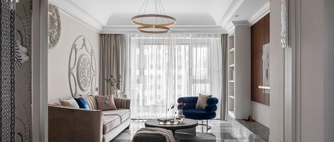 143㎡时髦轻复古风四居，典雅精致无处不在，这个家美得很高级！