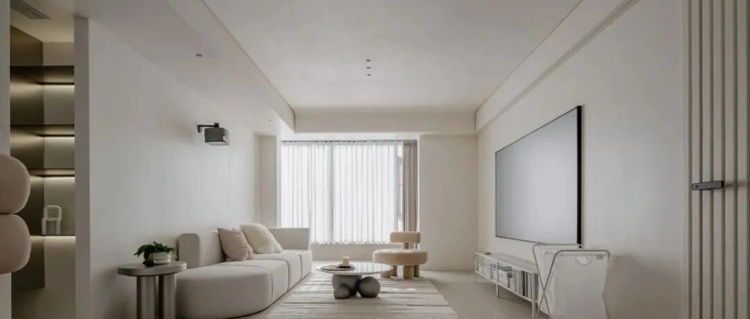 122㎡简约温馨三居室，视野开阔、淡雅柔和的三口之家