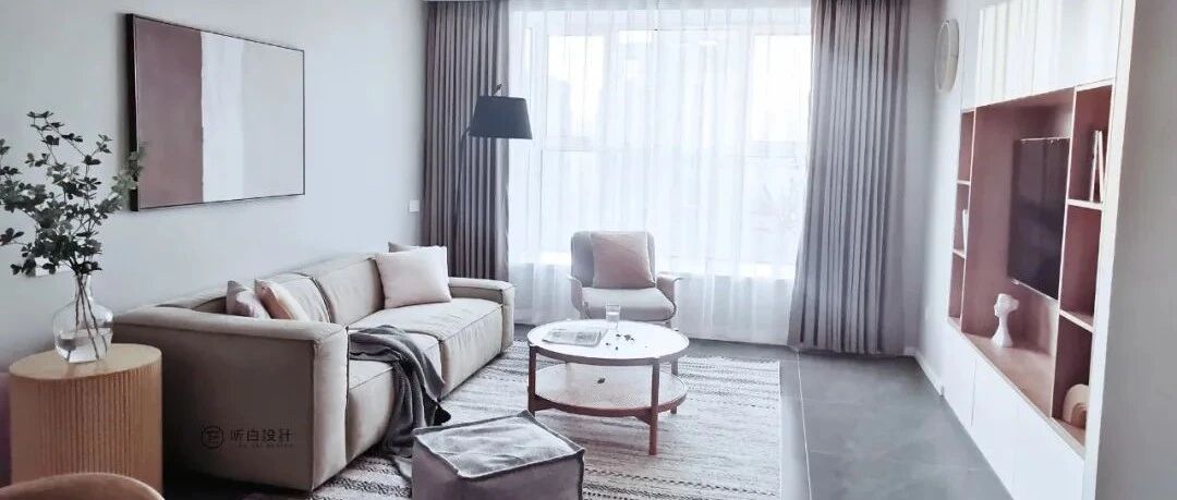 110m²自然简约北欧风婚房，温馨慵懒、自在舒适就是他们想要的幸福