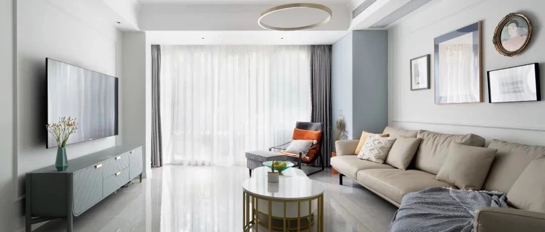 马卡龙色系的一楼住宅，简约清新不失活力的浪漫优雅美家！