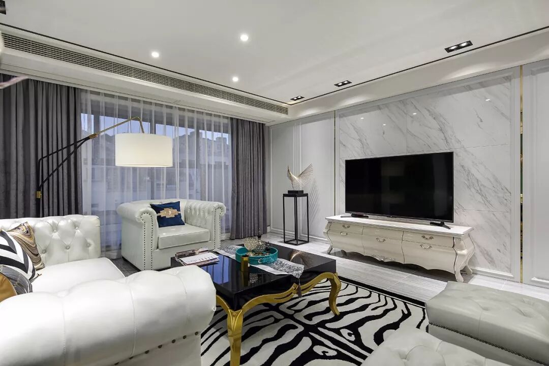 客厅电视背景墙的图案色彩选择你喜欢哪种