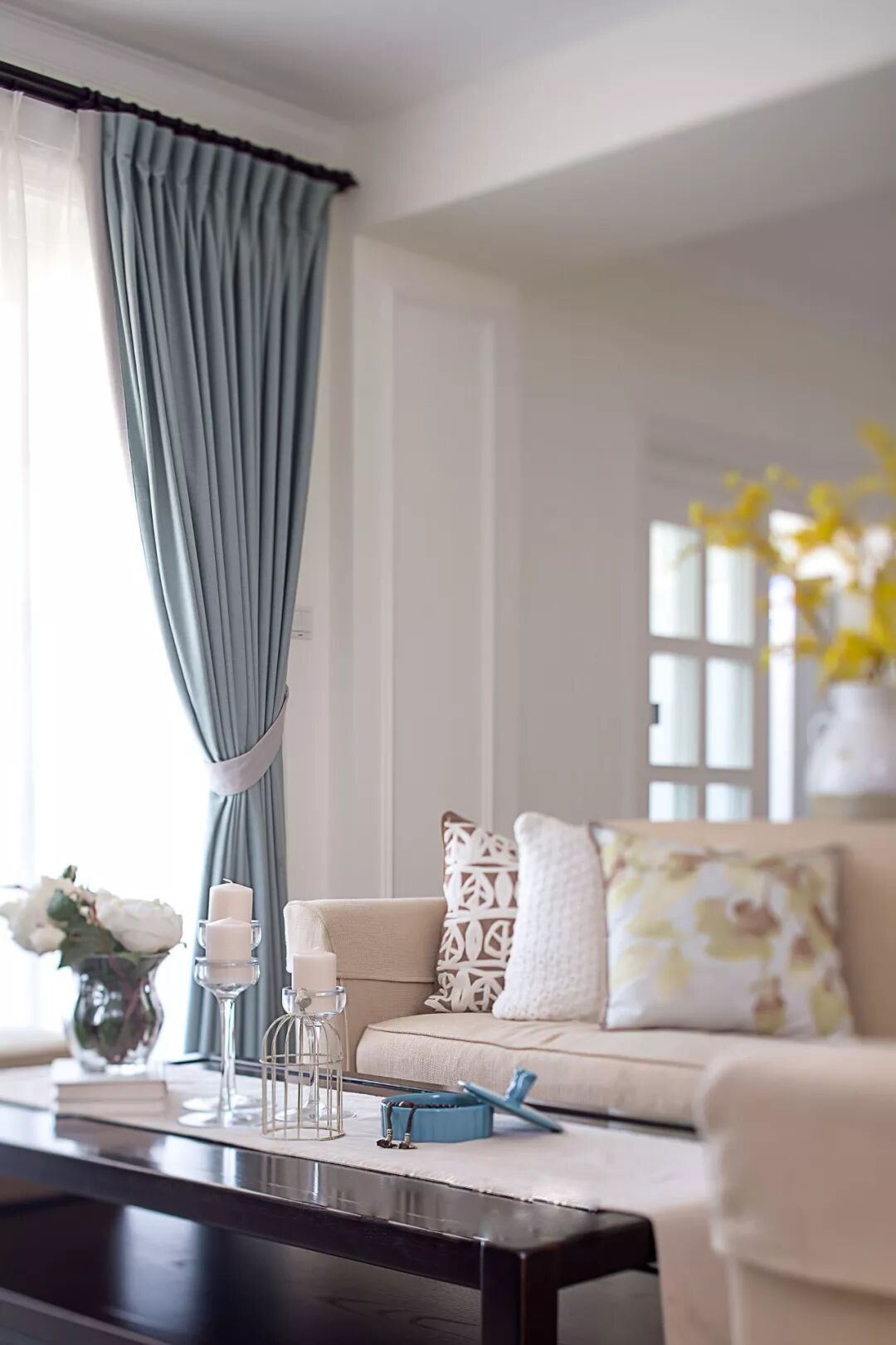 136平美式三居室，优雅清新，好看极了！