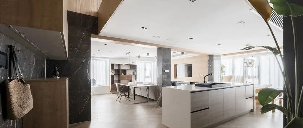 180㎡顶层复式住宅，空间重塑，彰显现代高级质感！