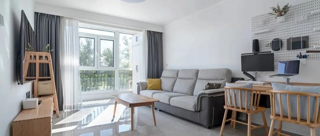 90㎡现代北欧风两居，明净通透、简约质朴的温暖小家