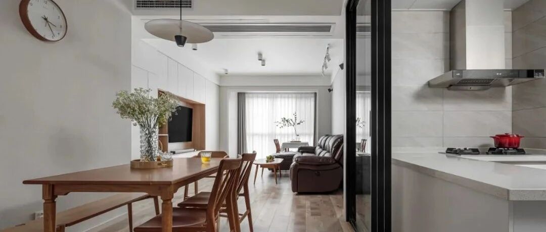 116㎡自然简约三口之家，三居变两居，主卧升级成套房，幸福感也倍增！