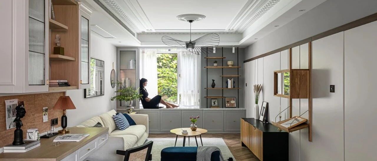 121㎡美式北欧混搭三居，他们的家沉稳雅致又轻奢复古，美了！