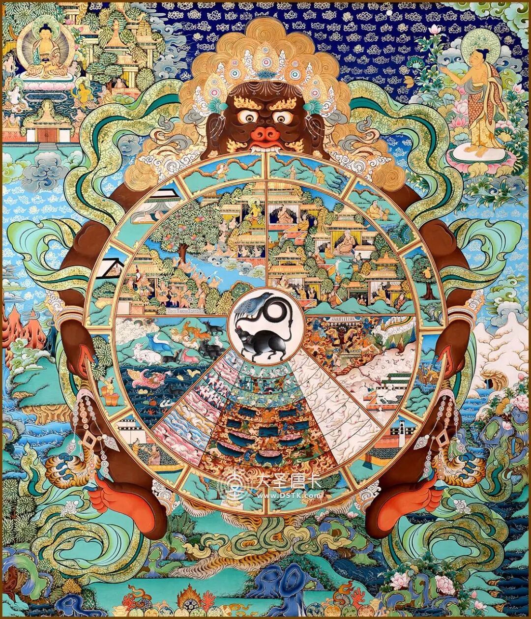 六道轮回 | 一张图解释佛教宇宙观