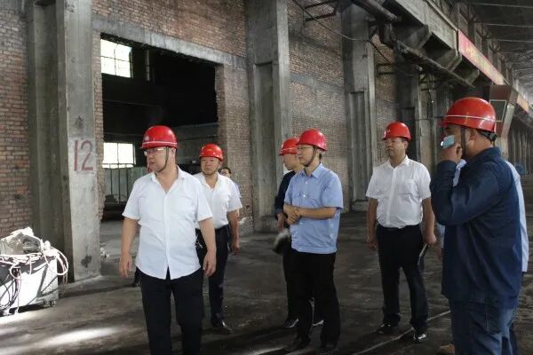 陈辉到西钢红光公司检查指导工作