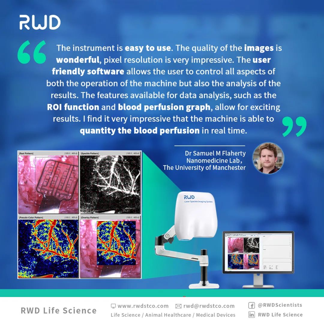上市3周年 | RWD激光散斑血流成像系统，服务全球100+用户，助力50+研究成果