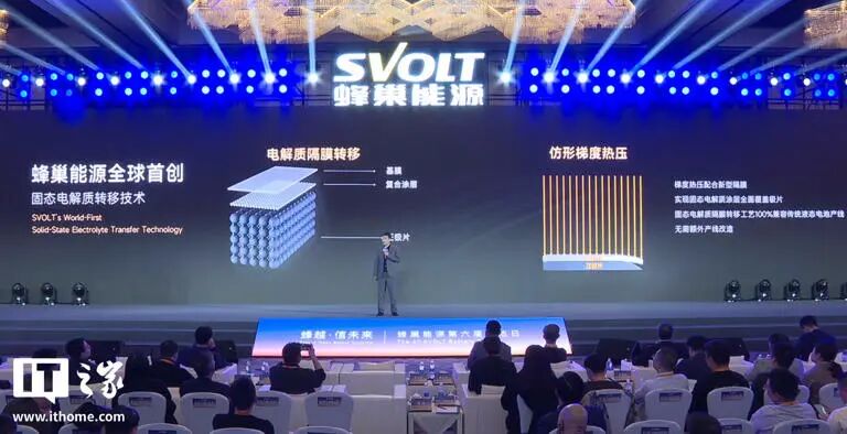 蜂巢能源全球首创固态电解质转移技术，中镍半固体电池 10 月量产