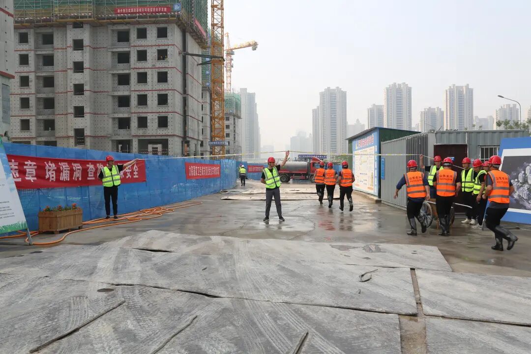 演练于行 防汛于心，济南万融集团组织开展防洪度汛应急演练