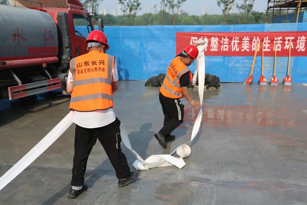 演练于行 防汛于心，济南万融集团组织开展防洪度汛应急演练