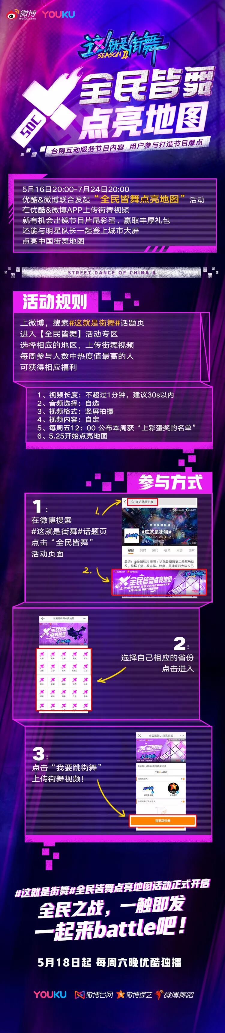 全民皆舞参与方式微博