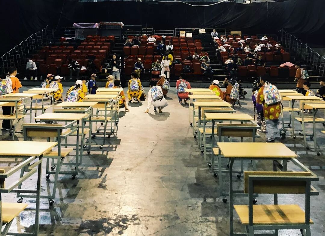 快乐课间排练照片