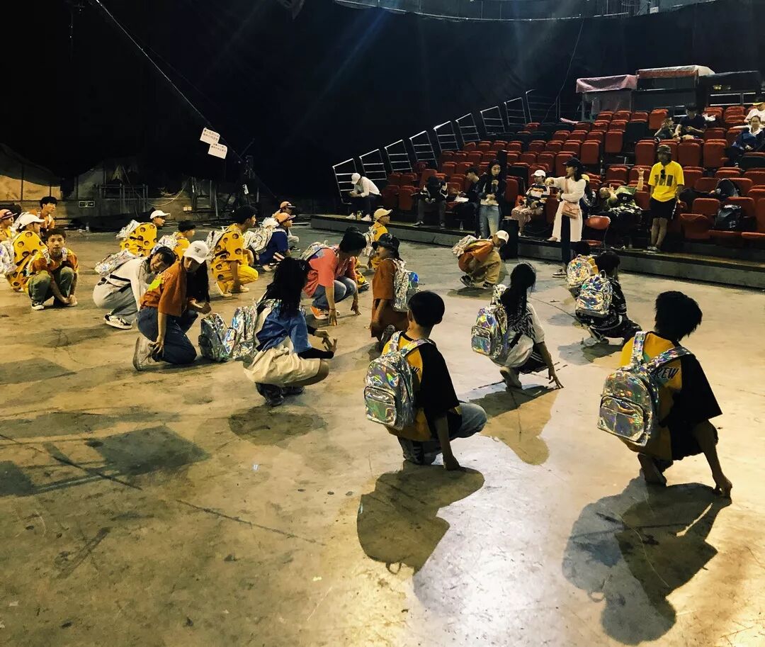 快乐课间排练照片