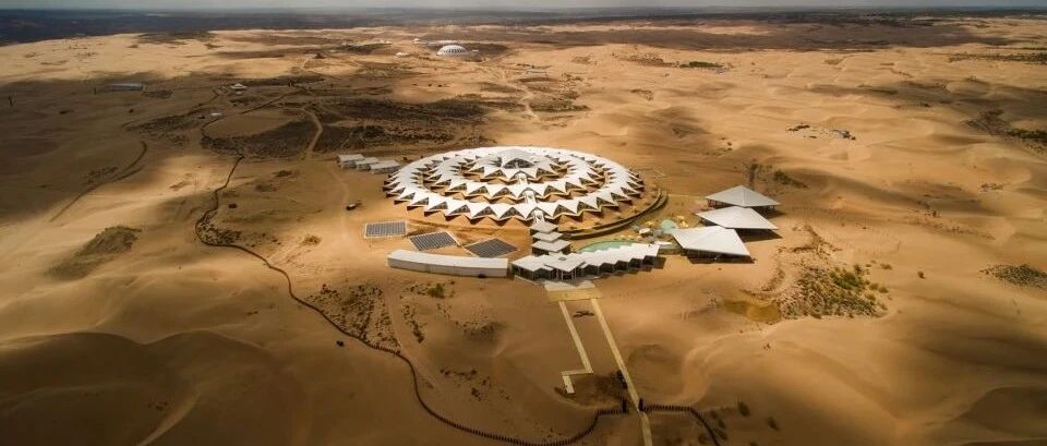 【民宿设计】钢结构之沙漠里的莲花——响沙湾莲花酒店