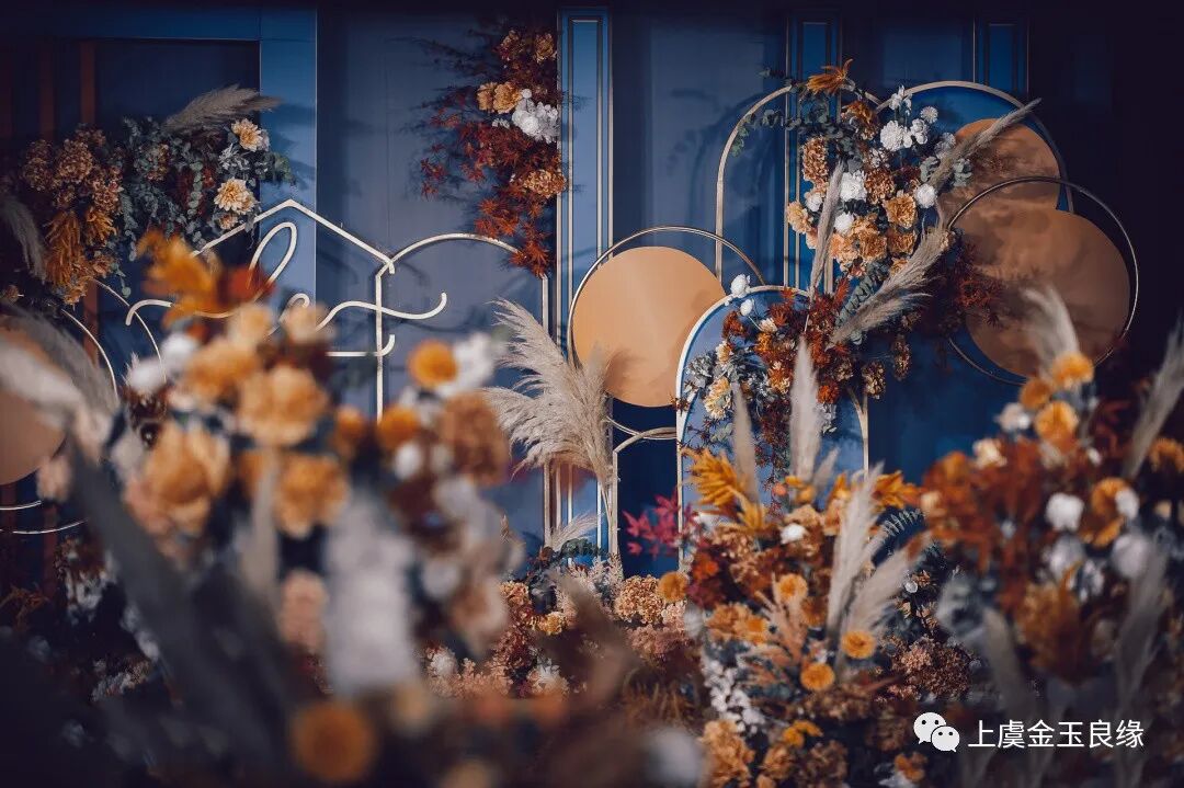 婚礼场布 | 撞色婚礼