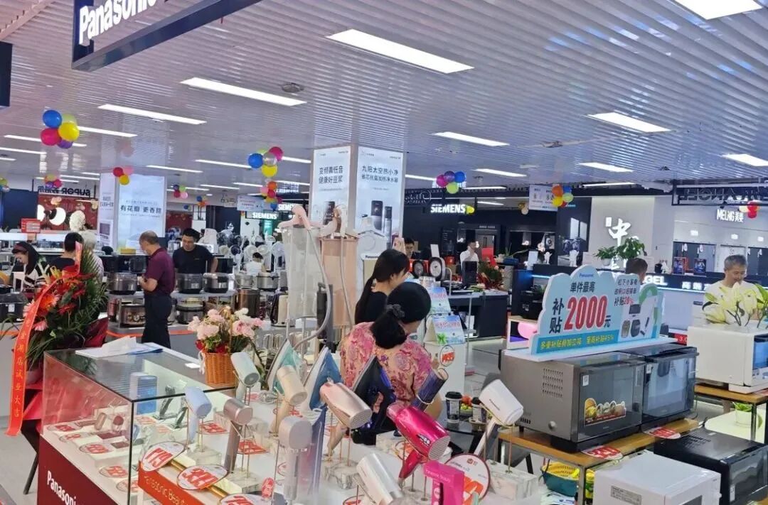 市民在南百家电挑选家电享受国补优惠。广西云-南国早报记者 何定坚 摄