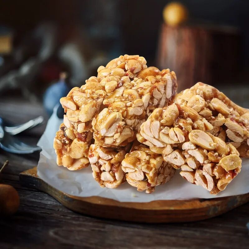 【第二件半价】老街口原味花生酥150g传统零食茶点小吃糕点心酥糖_虎窝淘