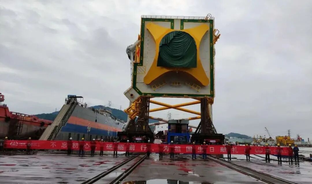 国内最大海上风机导管架顺利交付