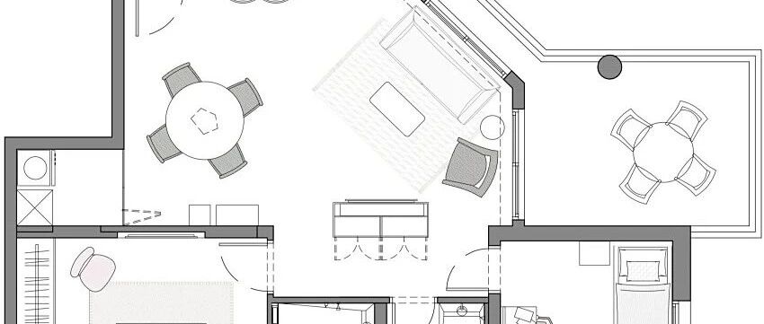 ​79.2㎡打破畸形格局变身优雅、纯净和简约的住宅