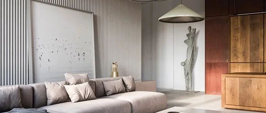 89㎡温馨双人住宅：大地色 + 古朴木！