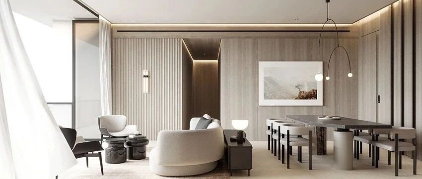 82.5㎡大地色公寓，还原自然和谐的宁静之美