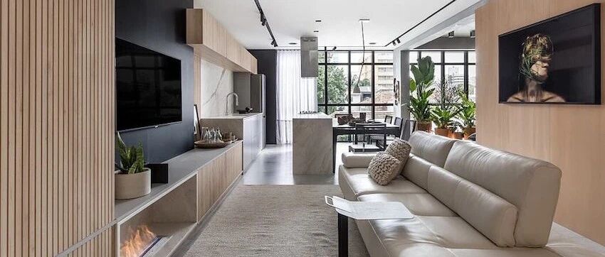 73㎡创意隔间现代设计，超高级！