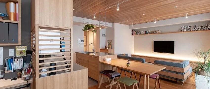 82.5㎡温润日系宅：收纳和撞色我全都要！