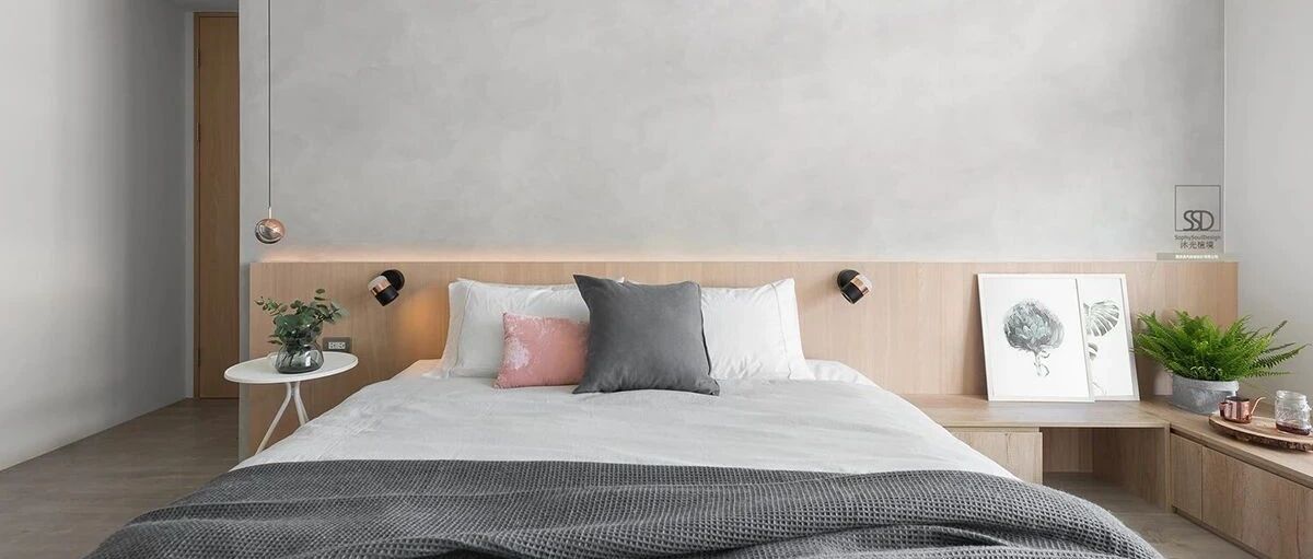 109㎡温润日光宅:清爽白 + 雾灰淡彩，竟然这么美!