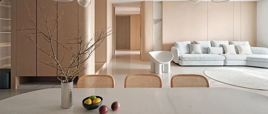 穿上一身优雅奶茶色，158㎡清新好感宅