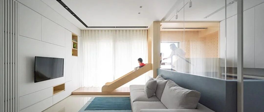 86㎡亲子宅：疫情在家专属孩子们的室内游乐园