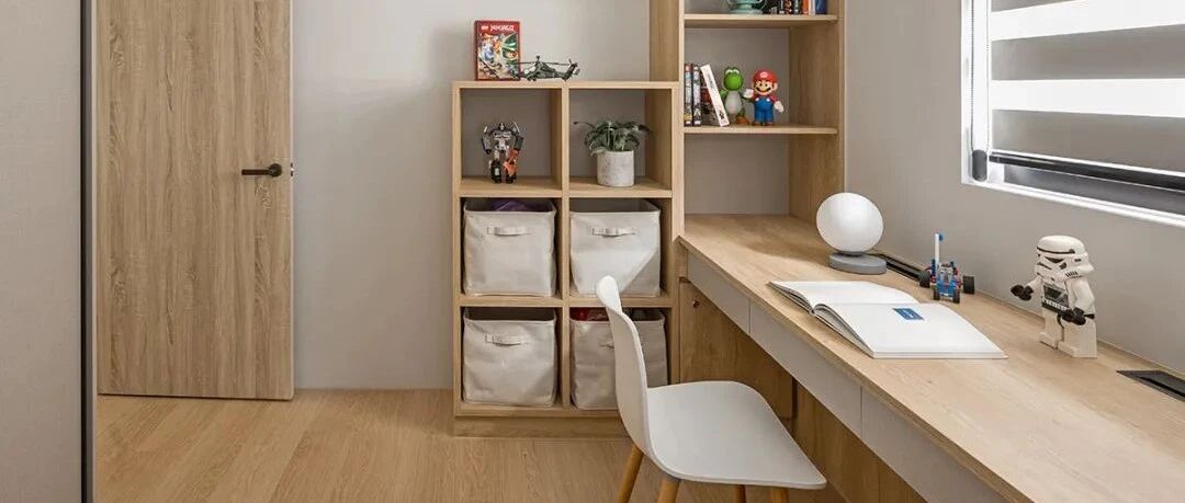 73㎡三口之家木质亲子宅：纯白简约风,简单的温馨！