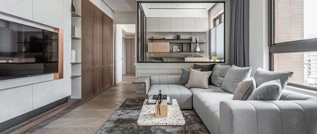 99㎡现代混搭宅：大胆采用 Tiffany 蓝+淡粉色，直抵人心的美！