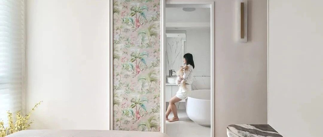 30㎡现代法式女子单身宅，打造出五脏俱全的精致小窝