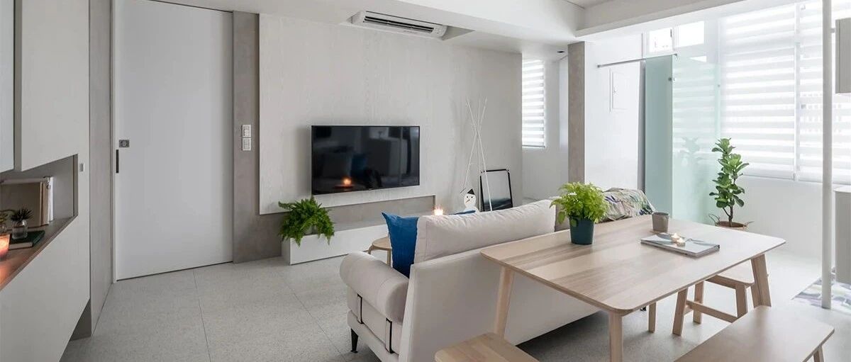 30年老房改造：73㎡纯白北欧风住宅