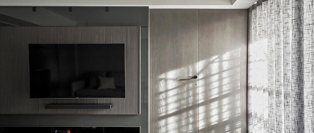 92㎡现代灰系优雅住宅，化繁为简的生活哲学