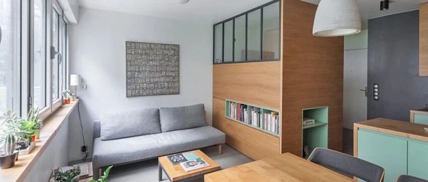 大开眼界！33㎡极限改造原木风单身宅，刷新我的三观！