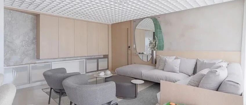 巴西简约柔色住宅：最适合品酒人的收纳术！