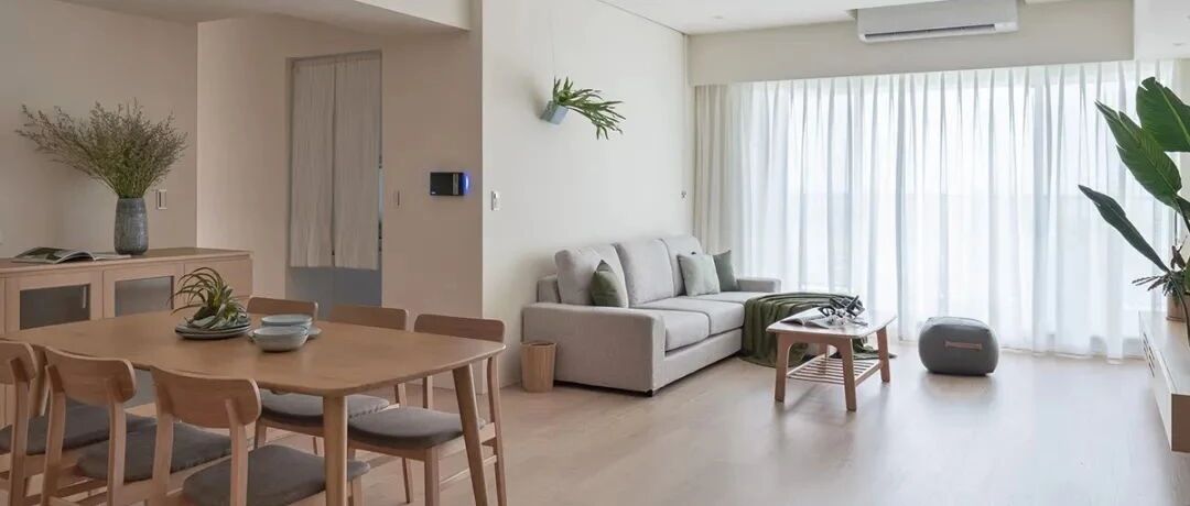 99㎡无印风轻暖宅：极简+留白,打造空间高级感!