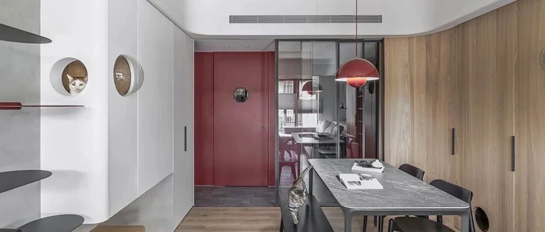 5 猫 2 人106㎡北欧风猫宅：令人惊叹的微东方韵味家居设计！