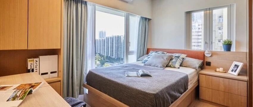 香港一家四口的63㎡简约木质多功能亲子宅，自在漫步轻生活！